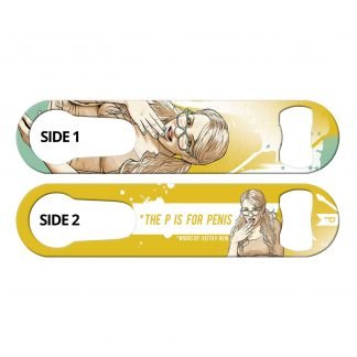 Promo Yellow 2-in-1 Multi Purpose Bottle Opener by Professional Artist Keith P. Rein