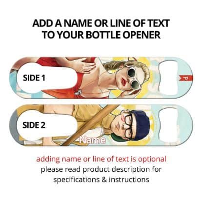 Sandlot Commissioned Art PSR Bottle Opener With Personalization