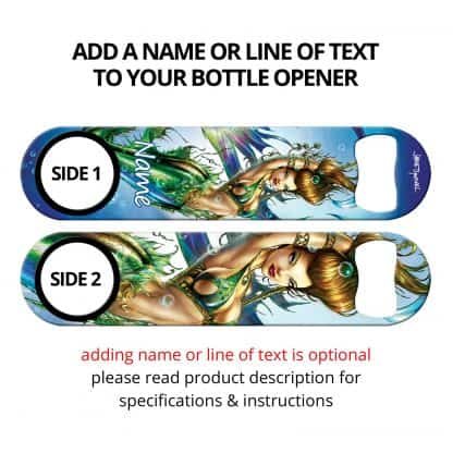 Commissioned Art Speed Bottle Opener With Personalization