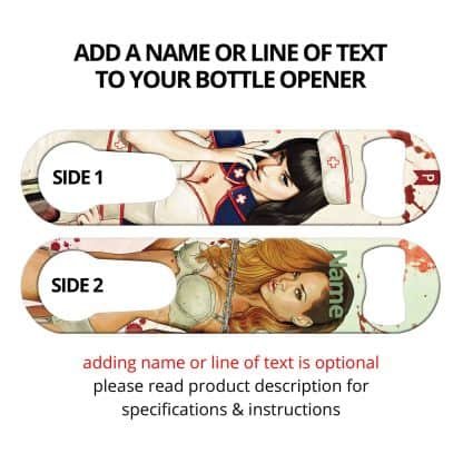 Slaughterhouse Starlets Commissioned Art PSR Bottle Opener With Personalization