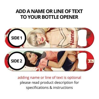 Slaughterhouse Starlets Commissioned Art Speed Bottle Opener With Personalization