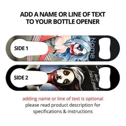 Smoking Joker Commissioned Art Speed PSR Bottle Opener With Personalization