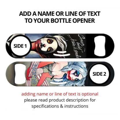 Smoking Joker Commissioned Art Speed Strainer Bottle Opener With Personalization