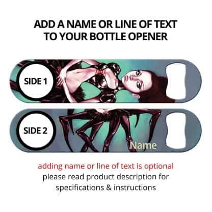 Spider Ballerina Commissioned Art Speed Bottle Opener With Personalization