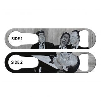 The Rat Pack Pour Spout Remover Bottle Opener by Professional Artist Mike Bell