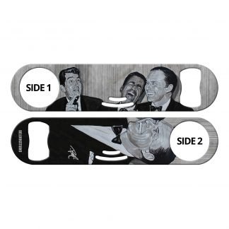 The Rat Pack Strainer Bottle Opener by Professional Artist Mike Bell