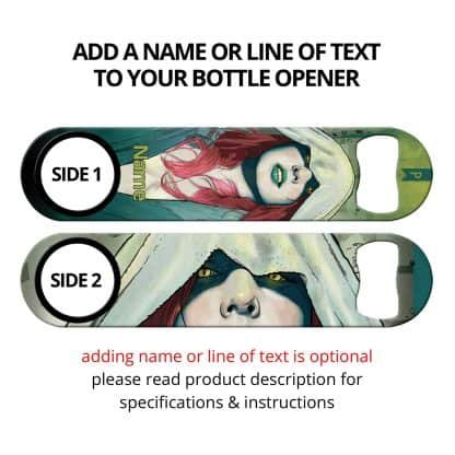 Thru the Woods Commissioned Art Speed Bottle Opener With Personalization