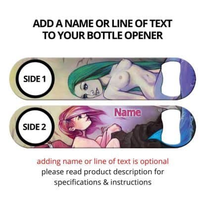 Mermaid True Affection Commissioned Art Speed Bottle Opener With Personalization