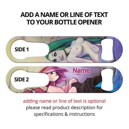 Mermaid True Affection Commissioned Art Speed PSR Bottle Opener With Personalization
