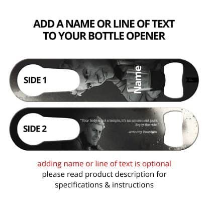 Uncle Tony Commissioned Art PSR Bottle Opener With Personalization