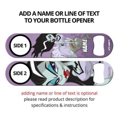 Vampire Ale Girl Commissioned Art Speed Bottle Opener With Personalization