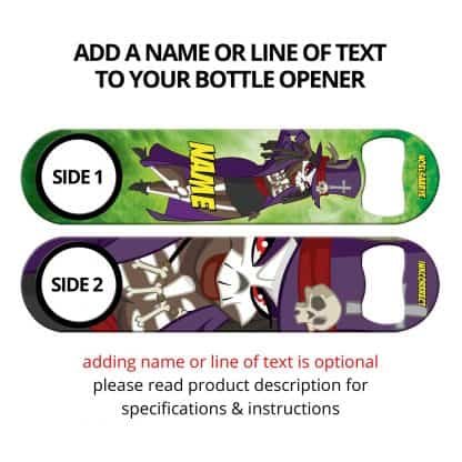 Voodoo Stout Top Hatter Commissioned Art Speed Bottle Opener With Personalization