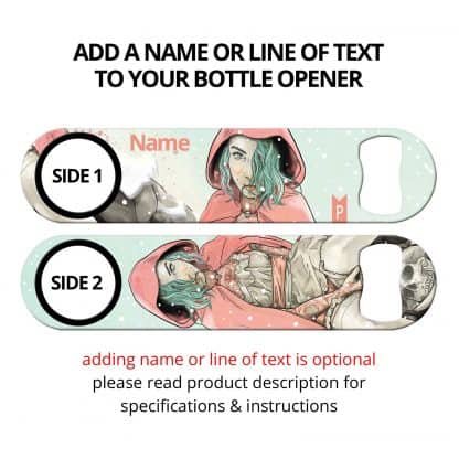 Waiting for the Wolf Commissioned Art Speed Bottle Opener With Personalization