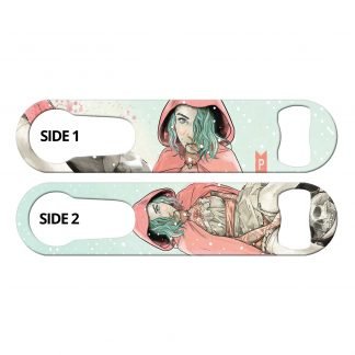 Waiting for the Wolf 2-in-1 Multi Purpose Bottle Opener by Professional Artist Keith P. Rein