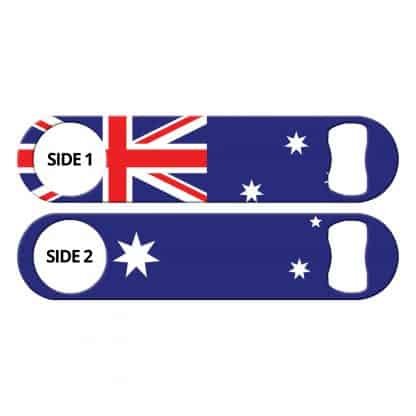 Classic Australian Flag Flat Bottle Opener