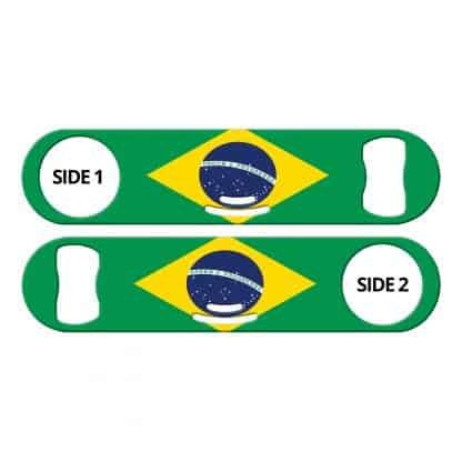 Classic Brazilian Flag Strainer Bottle Opener