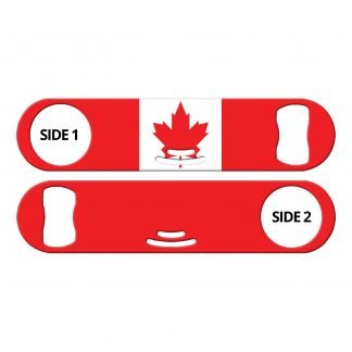 Classic Canadian Flag Strainer Bottle Opener