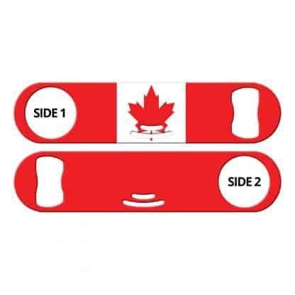 Classic Canadian Flag Strainer Bottle Opener