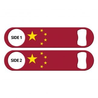 Classic Chinese Flag Flat Bottle Opener