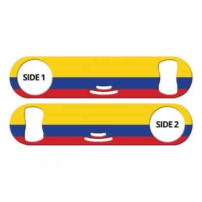 Classic Colombian Flag Bartender Strainer Bottle Opener