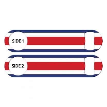 Classic Flag Costa Rican Flat Bottle Opener