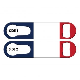 Classic French Flag PSR Bottle Opener