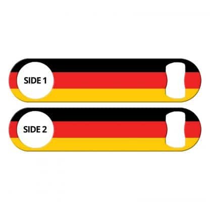 Classic German Flag Flat Bottle Opener