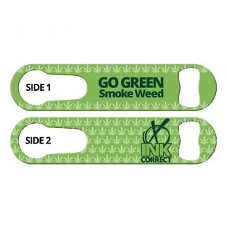 Go Green Smoke Weed PSR Bottle Opener