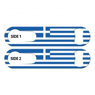 Classic Greek Flag PSR Bottle Opener