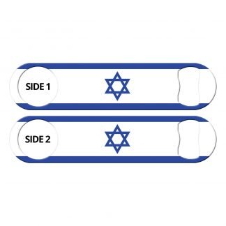 Classic Israeli Flag Flat Bottle Opener