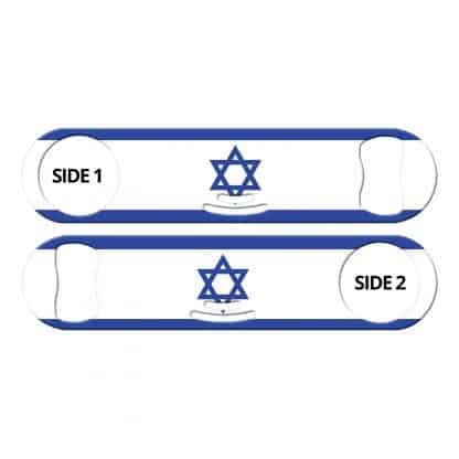 Classic Israeli Flag Strainer Bottle Opener