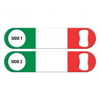 Classic Italian Flag Flat Bottle Opener