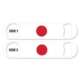 Classic Japanese Flag Flat Bottle Opener