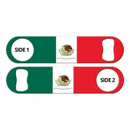 Classic Mexican Flag Bartender Strainer Bottle Opener