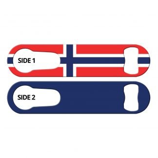 Classic Norwegian Flag PSR Bottle Opener
