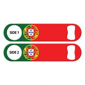 Classic Portuguese Flag Flat Bottle Opener