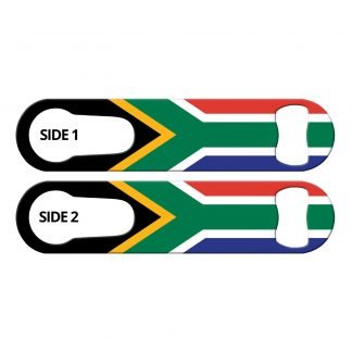 Classic South African Flag PSR Bottle Opener