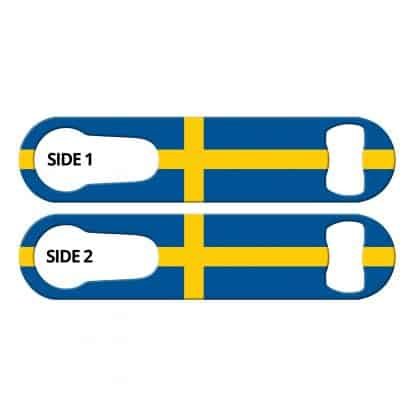 Classic Swedish Flag PSR Bottle Opener