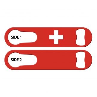 Classic Swiss Flag PSR Bottle Opener